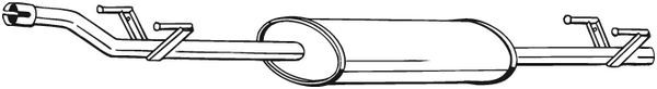 Silenciador Central BOSAL 288-231
