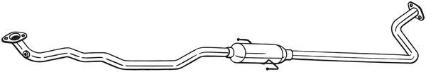 Vidurinis duslintuvas BOSAL 289-043
