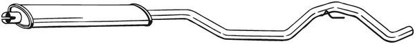 Centre Muffler BOSAL 291-003