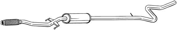 Проміжний глушник BOSAL 292-045