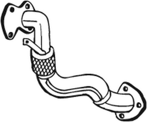 Exhaust Pipe BOSAL 737-263