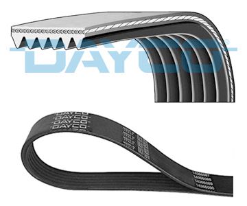 V formos rumbuoti diržai DAYCO 6PK1270