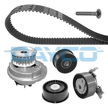 Water Pump & Timing Belt Kit DAYCO KTBWP3610