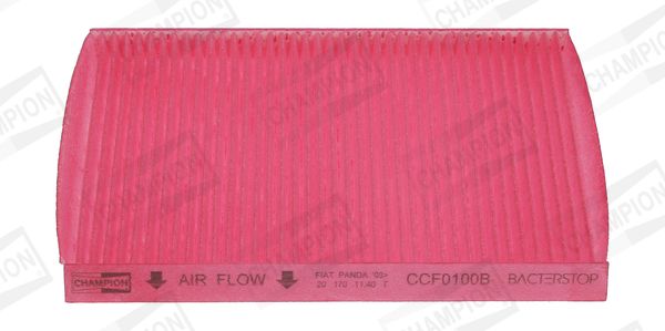 Filter, cabin air CHAMPION CCF0100B
