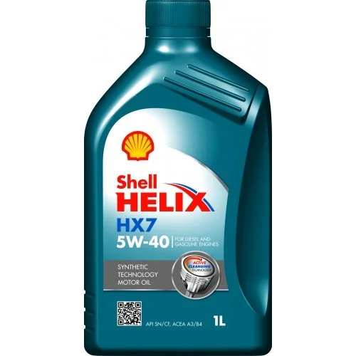 Variklinė alyva SHELL 5W40 HELIX HX7 1L