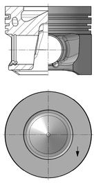 Поршень KOLBENSCHMIDT 41265600