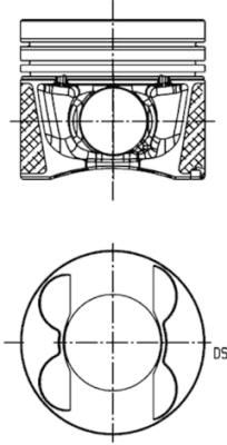 Stūmoklis KOLBENSCHMIDT 40096630