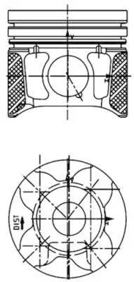 Stūmoklis KOLBENSCHMIDT 40179610