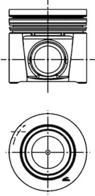 Piston KOLBENSCHMIDT 40286610