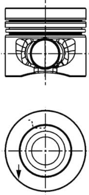 Поршень KOLBENSCHMIDT 40353600