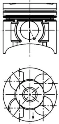 Stūmoklis KOLBENSCHMIDT 40392600