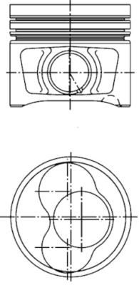 Stūmoklis KOLBENSCHMIDT 40408620