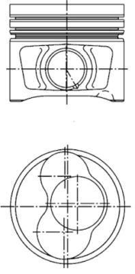 Поршень KOLBENSCHMIDT 40409610
