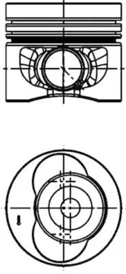 Stūmoklis kolbenschmidt 40683610