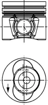 Stūmoklis KOLBENSCHMIDT 40734600