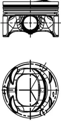 Stūmoklis KOLBENSCHMIDT 40846600