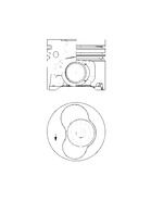 Piston KOLBENSCHMIDT 41092600