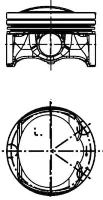 Stūmoklis KOLBENSCHMIDT 41197600