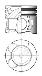Stūmoklis KOLBENSCHMIDT 41251610