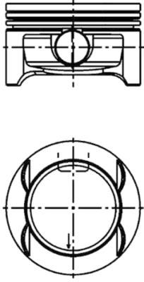 Stūmoklis KOLBENSCHMIDT 41642600