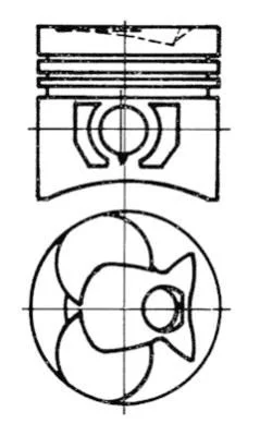 Stūmoklis KOLBENSCHMIDT 93444600