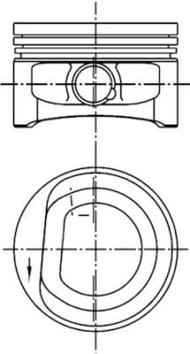 Piston KOLBENSCHMIDT 99452620