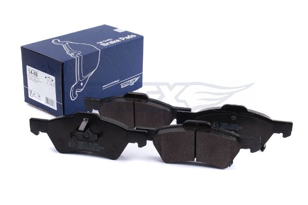 Brake Pad Set, disc brake TOMEX Brakes TX 14-88