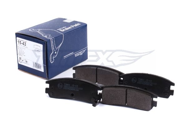 Brake Pad Set, disc brake TOMEX Brakes TX 15-43