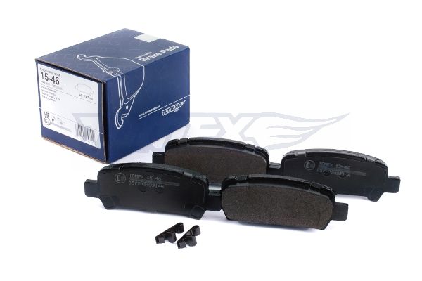 Brake Pad Set, disc brake TOMEX Brakes TX 15-46