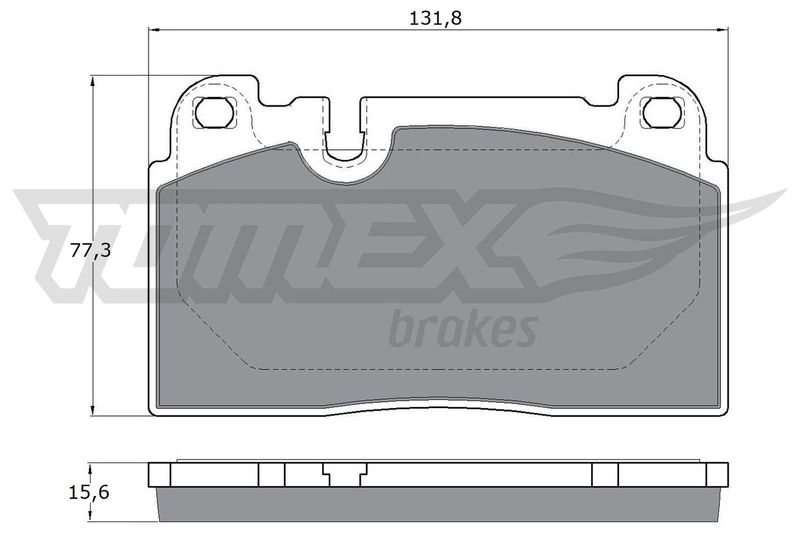 Brake Pad Set, disc brake TOMEX Brakes TX 17-14