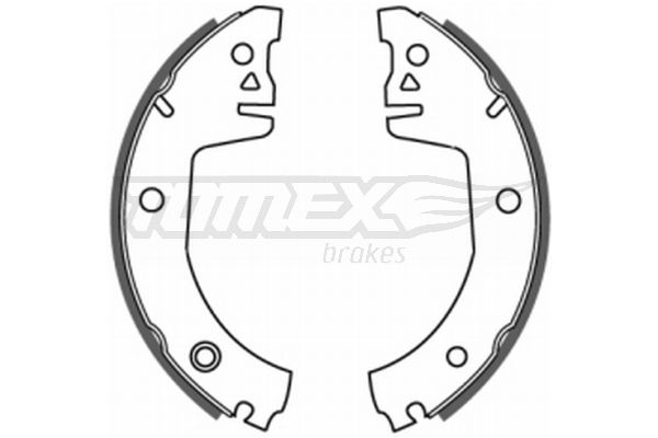 Stabdžių trinkelių komplektas TOMEX Brakes TX 20-08