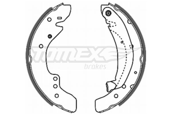 Stabdžių trinkelių komplektas TOMEX Brakes TX 20-29