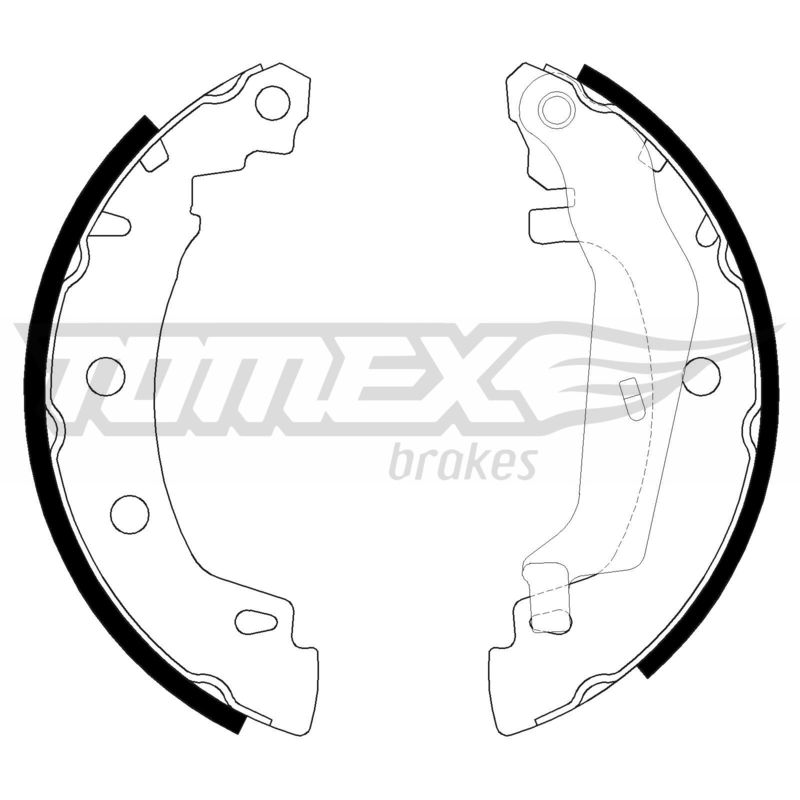 Brake Shoe Set TOMEX Brakes TX 20-43