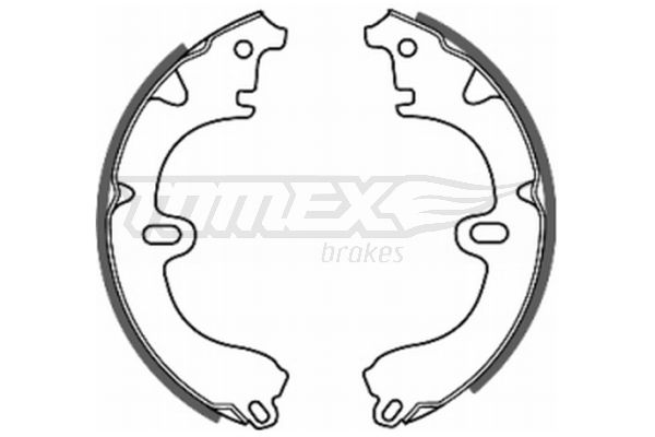 Brake Shoe Set TOMEX Brakes TX 20-82