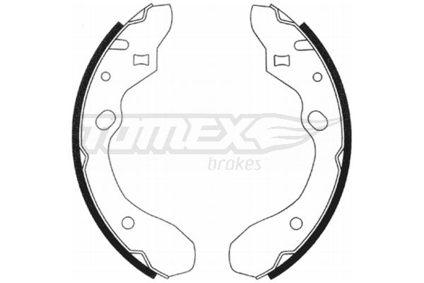 Brake Shoe Set TOMEX Brakes TX 20-91