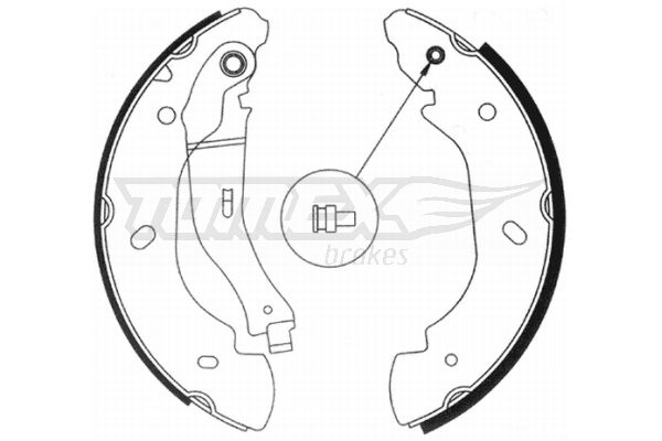 Stabdžių trinkelių komplektas TOMEX Brakes TX 20-94