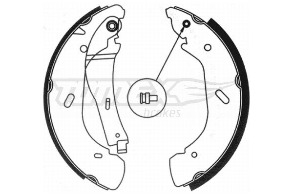 Brake Shoe Set TOMEX Brakes TX 20-95