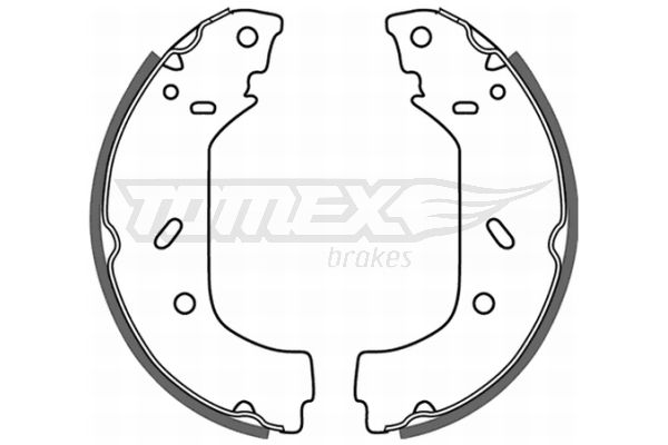 Stabdžių trinkelių komplektas TOMEX Brakes TX 20-98