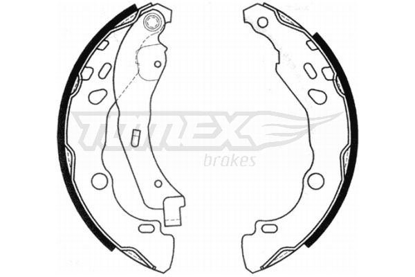 Stabdžių trinkelių komplektas TOMEX Brakes TX 20-99