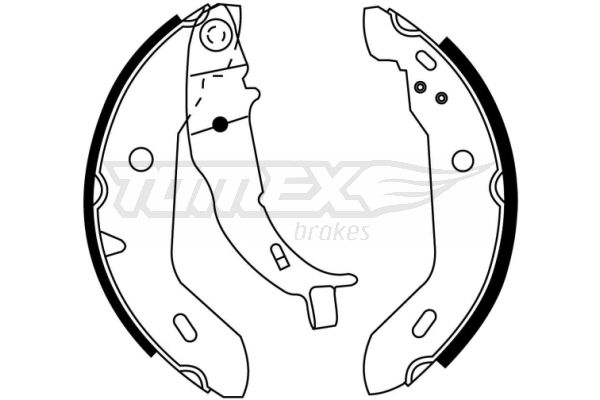 Комплект гальмівних колодок TOMEX Brakes TX 21-16