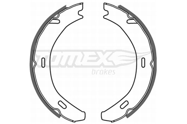 Brake Shoe Set TOMEX Brakes TX 21-20