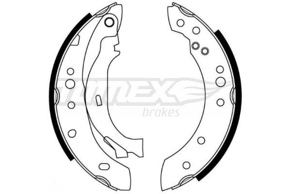 Stabdžių trinkelių komplektas TOMEX Brakes TX 21-27