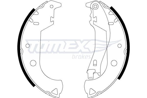 Stabdžių trinkelių komplektas TOMEX Brakes TX 21-30