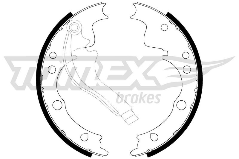 Stabdžių trinkelių komplektas TOMEX Brakes TX 21-39