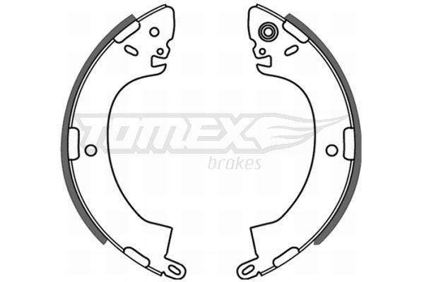 Stabdžių trinkelių komplektas TOMEX Brakes TX 21-44