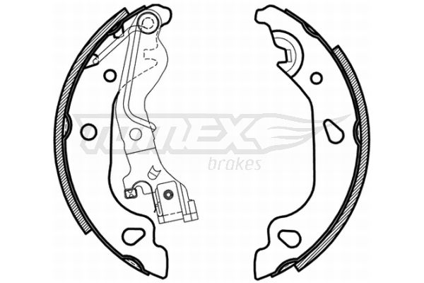 Stabdžių trinkelių komplektas TOMEX Brakes TX 21-59