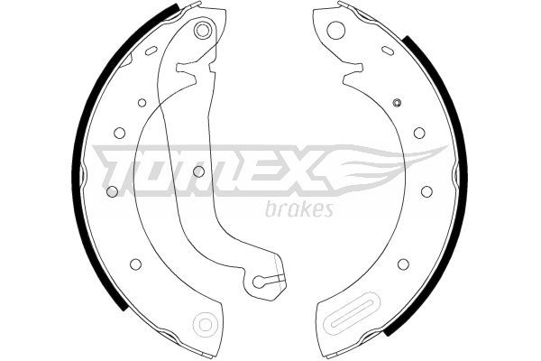 Stabdžių trinkelių komplektas TOMEX Brakes TX 21-60