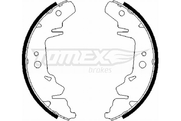 Stabdžių trinkelių komplektas TOMEX Brakes TX 21-64