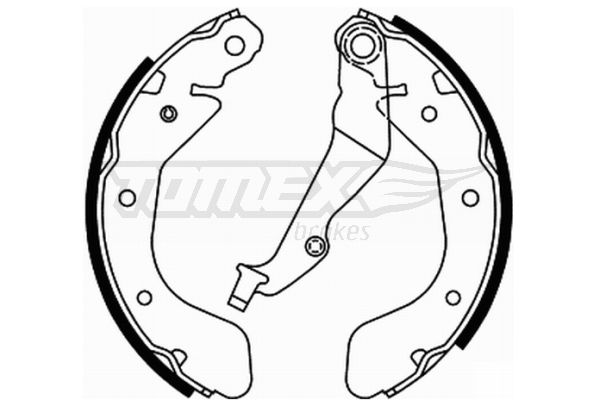 Brake Shoe Set TOMEX Brakes TX 21-93