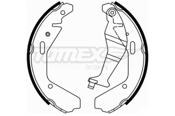 Stabdžių trinkelių komplektas TOMEX Brakes TX 21-94